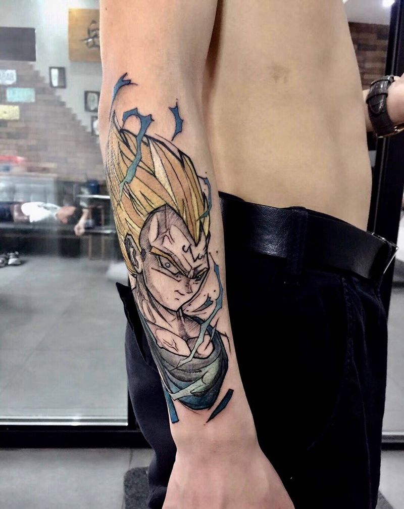 七龙珠漫画人物纹身图片