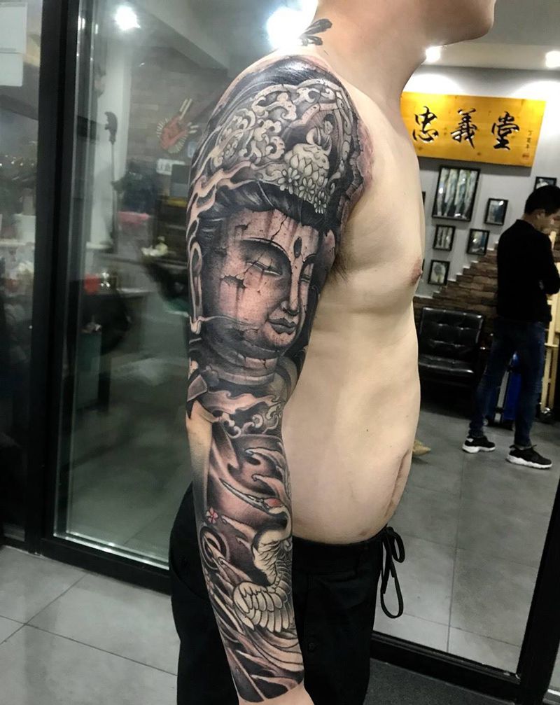 大花臂修改纹身图片