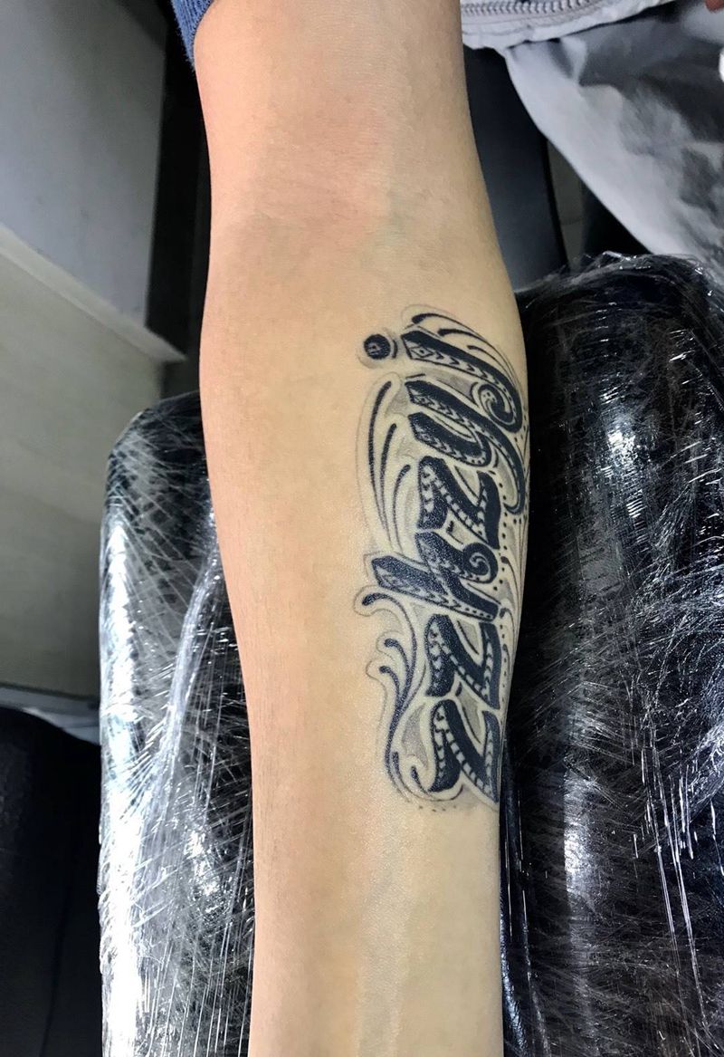 暴力遮盖纹身图片