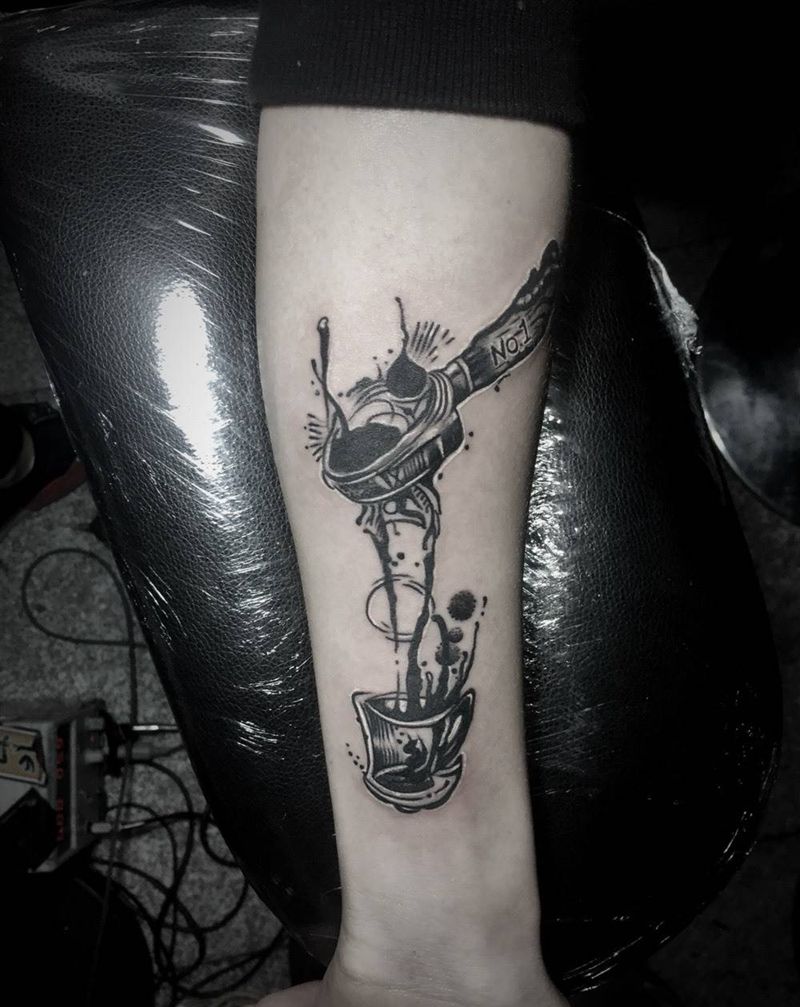 咖啡师的梦想纹身图片