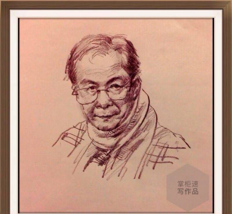 速写作品纹身图片_成品肖像人物原创纹身图案