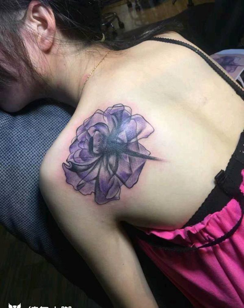 罂粟花纹身图片