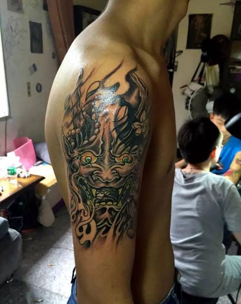 新传统般若纹身图片