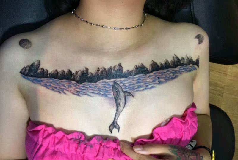 点刺（盖图）纹身图片