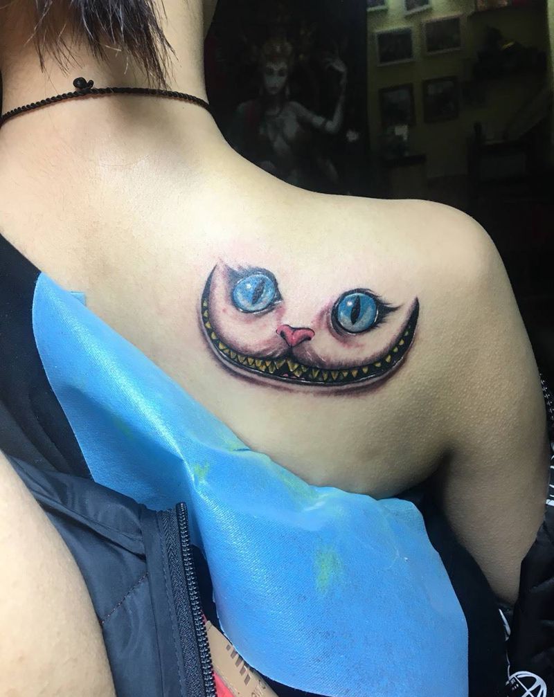 柴郡猫纹身图片