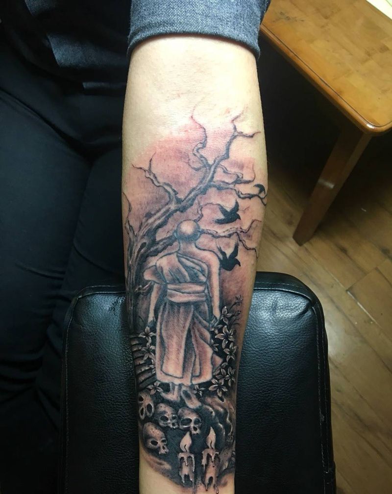 旧图设计添加纹身图片