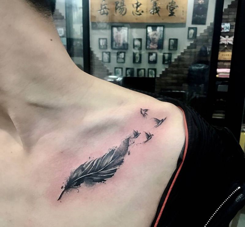 小清新纹身图片