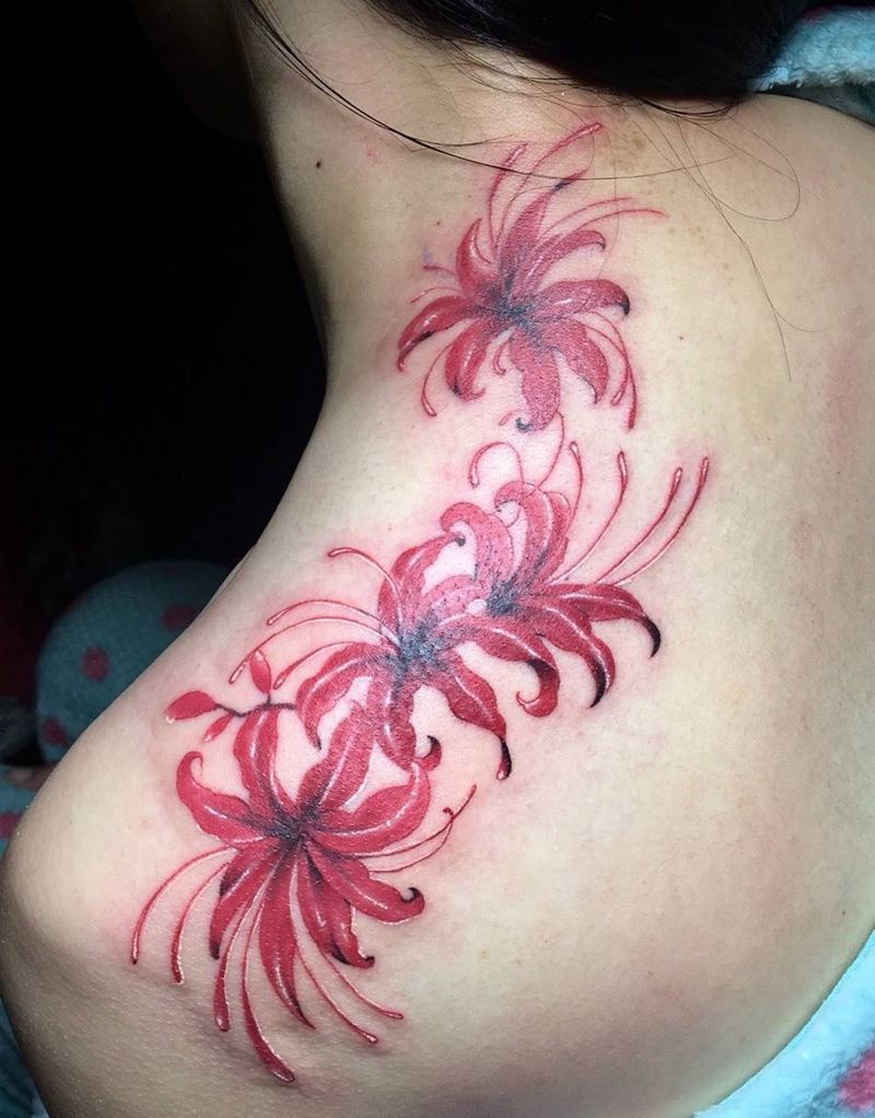 彼岸花纹身纹身图片