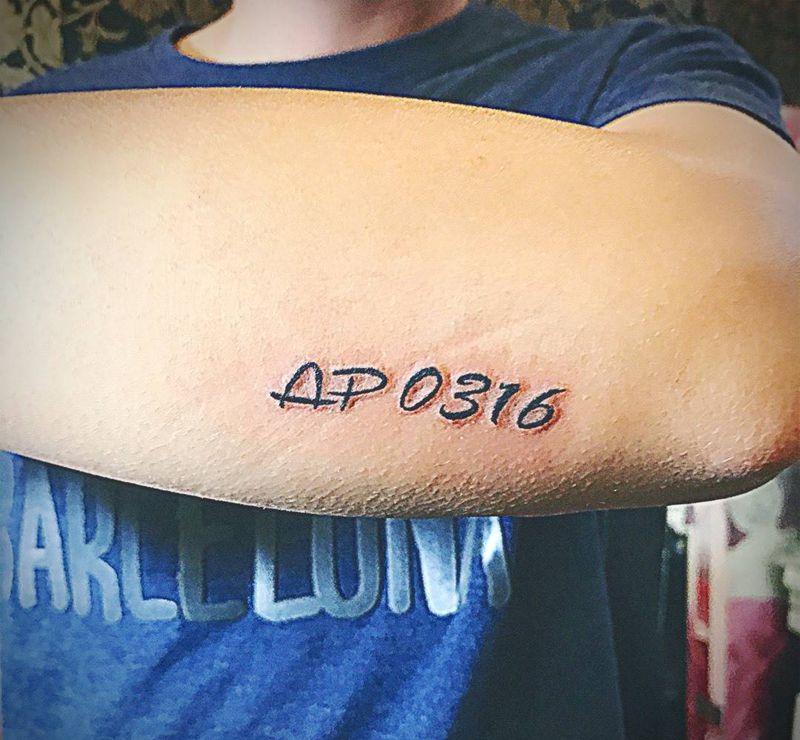 有意义的纹身纹身图片_成品手臂清新字符纹身图案