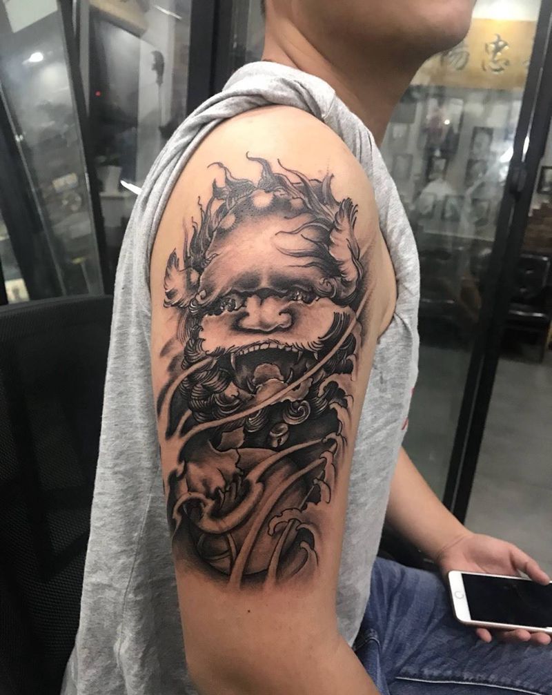 驻店师兵兵作品纹身图片