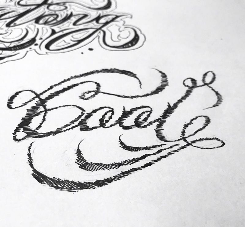 cool纹身图片_花体字纹身图案