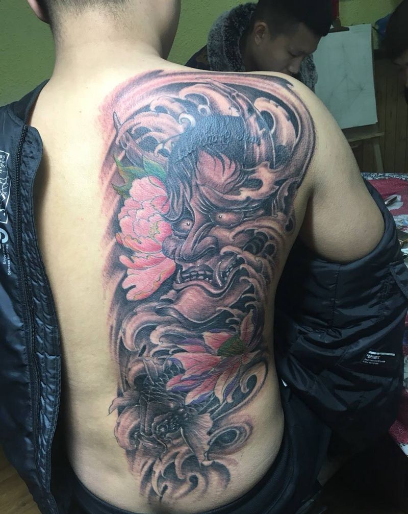 半背纹身纹身图片