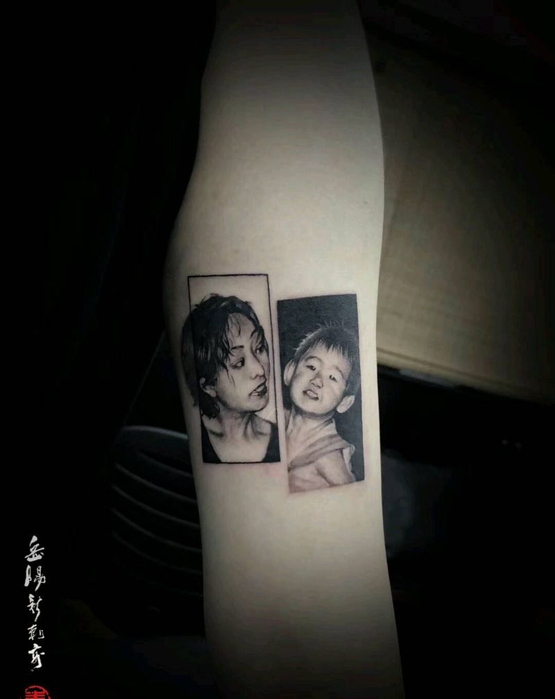 照片纹身图片_手臂欧美写实纹身图案