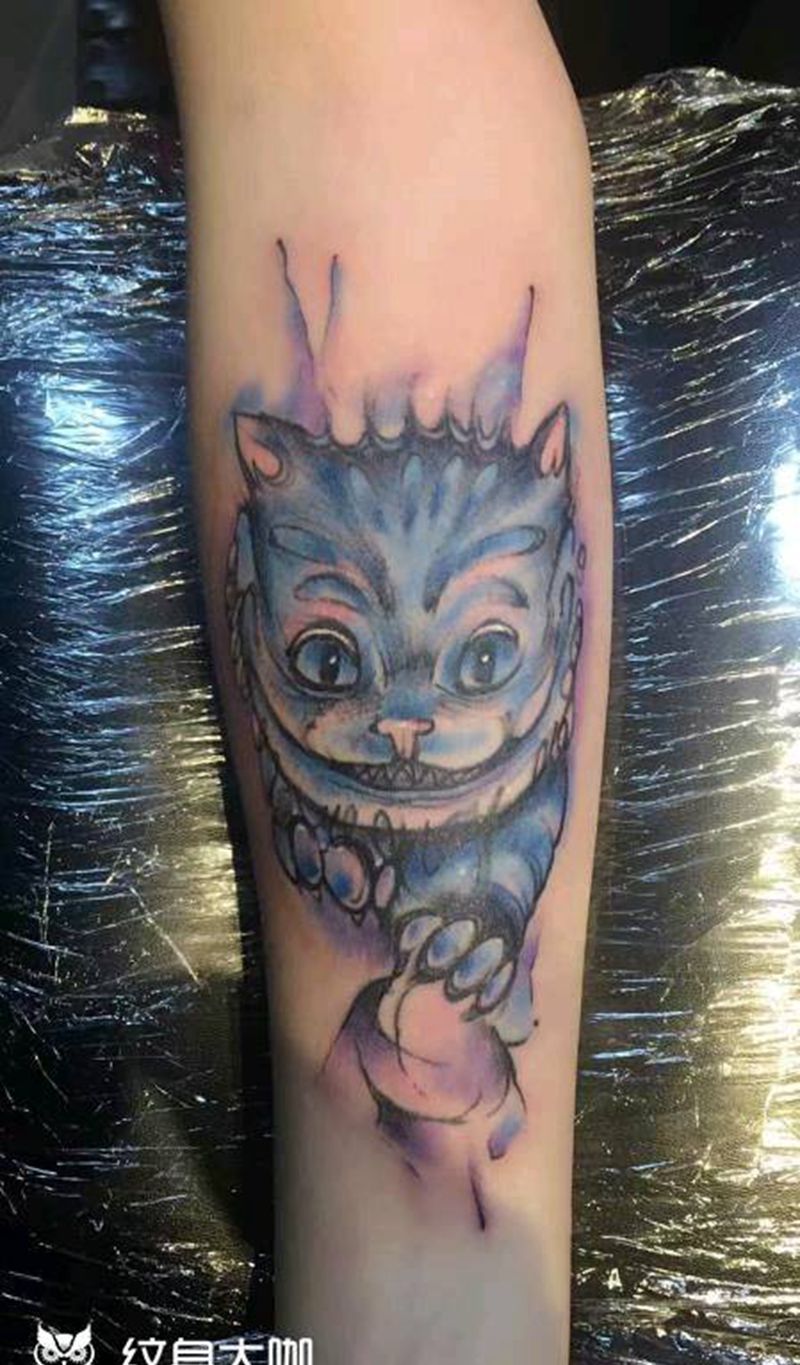 猫 （盖图）纹身图片