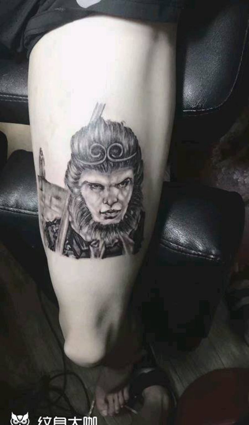 至尊宝纹身图片