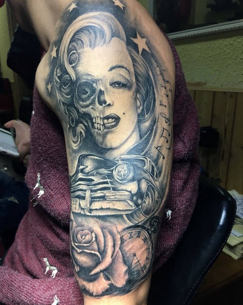 欧美大臂。。纹身图片