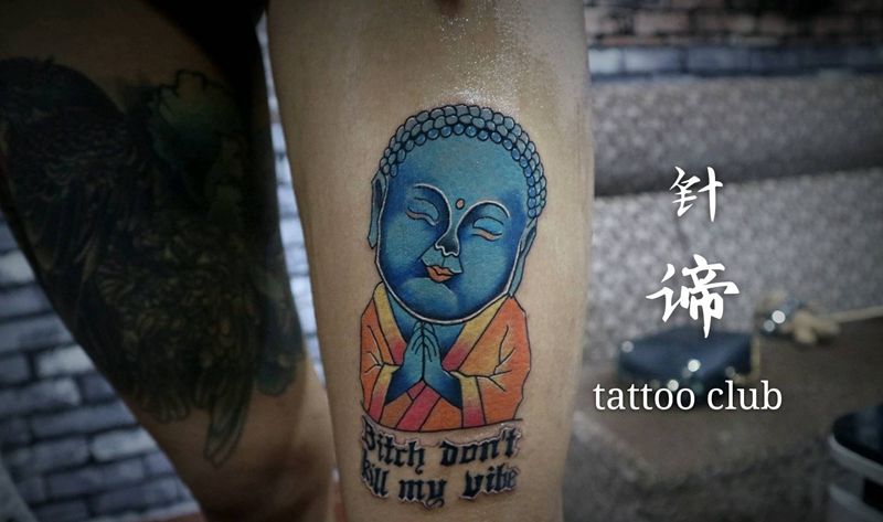 小佛祖纹身图片