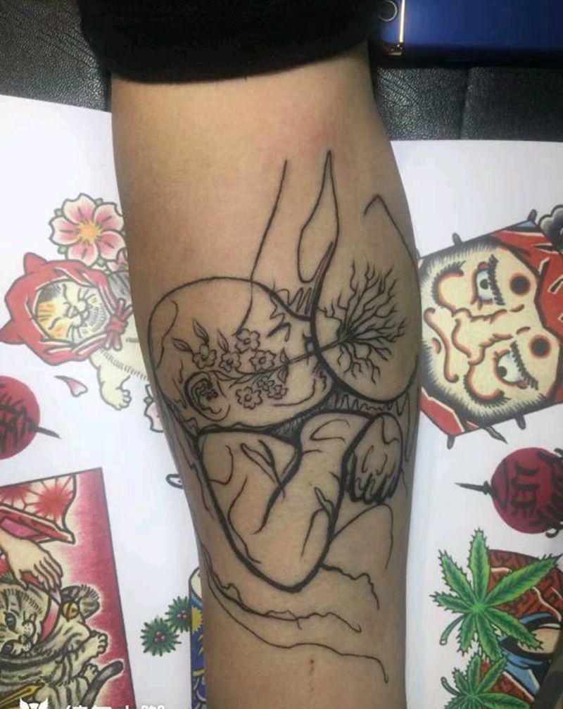 爱的表达纹身图片