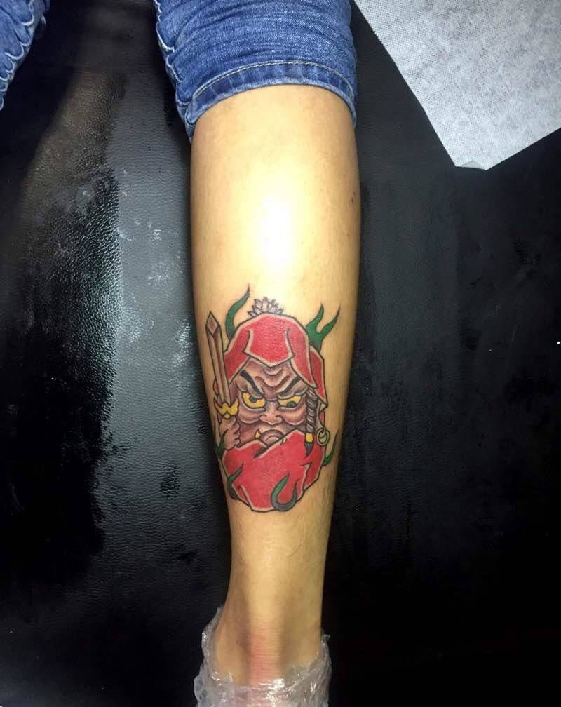 达摩老蛋纹身图片