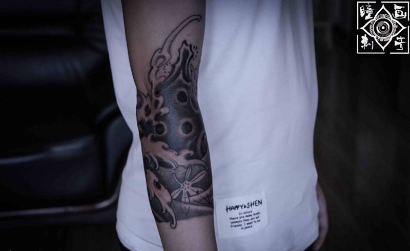 胎记遮盖纹身图片