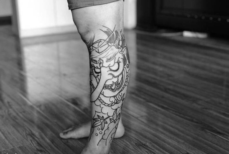 天狗纹身纹身图片