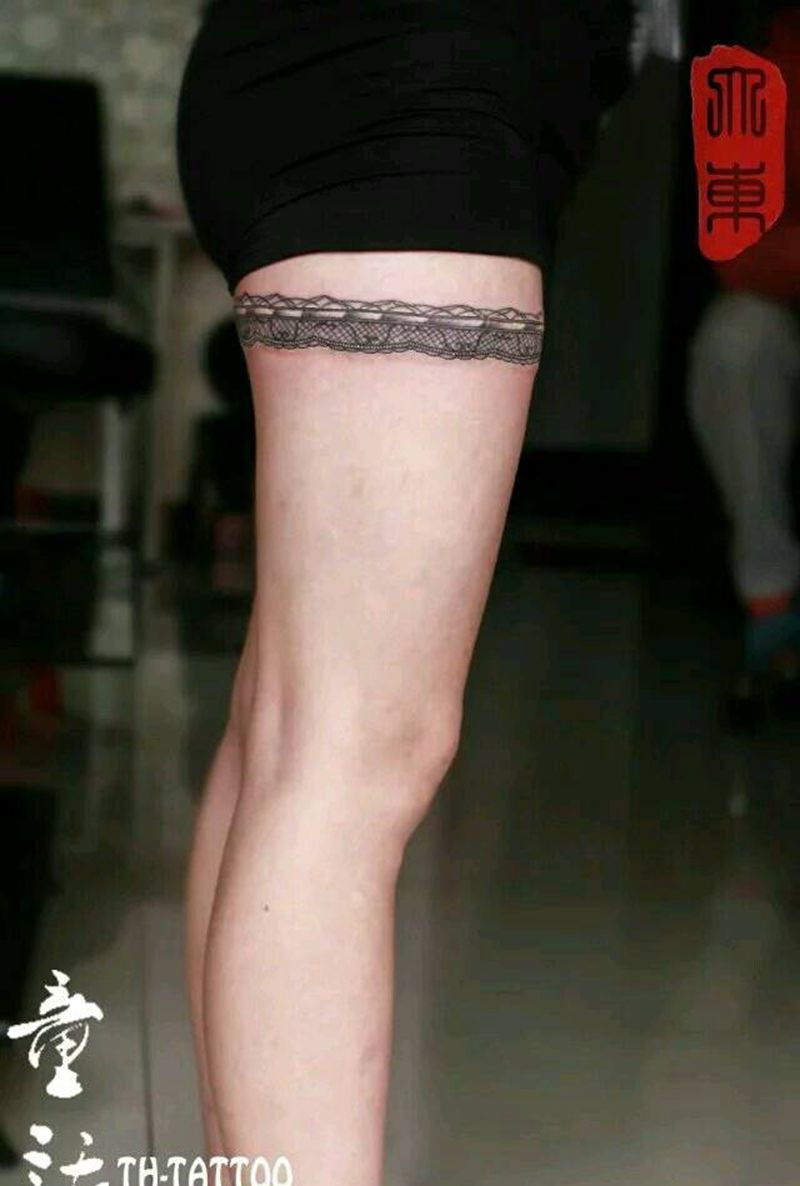 蕾丝纹身图片