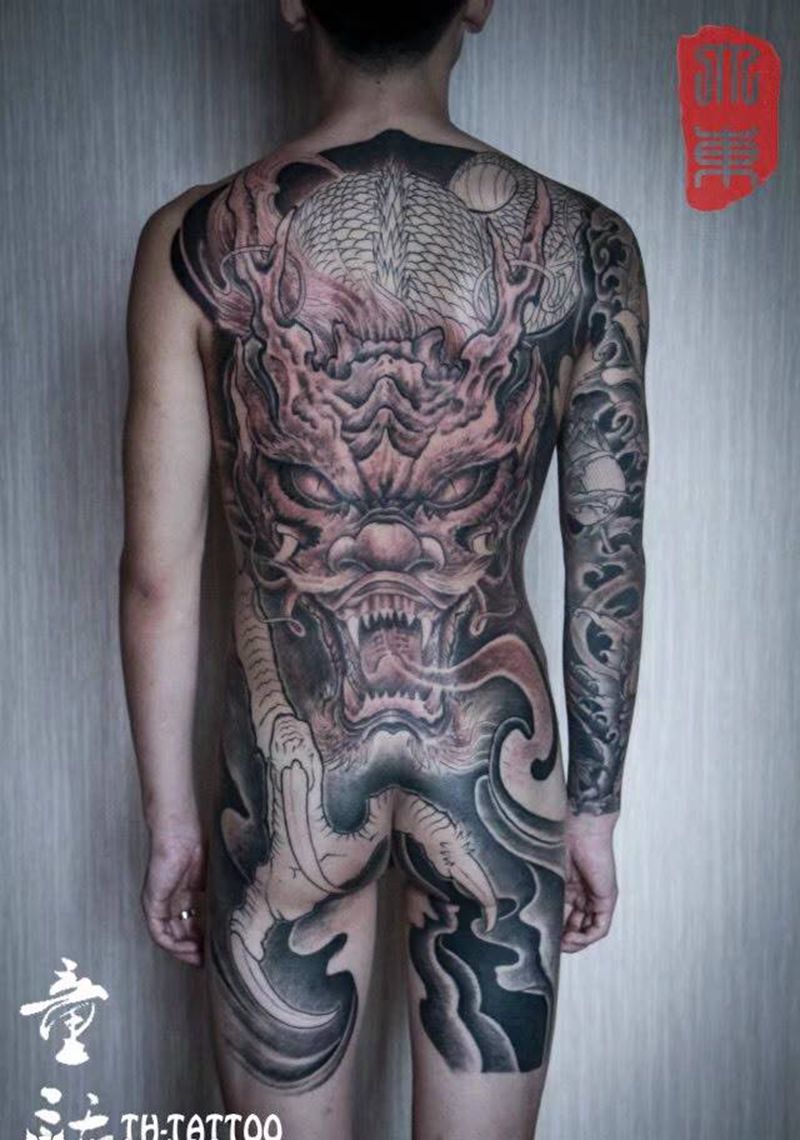 龙纹身图片