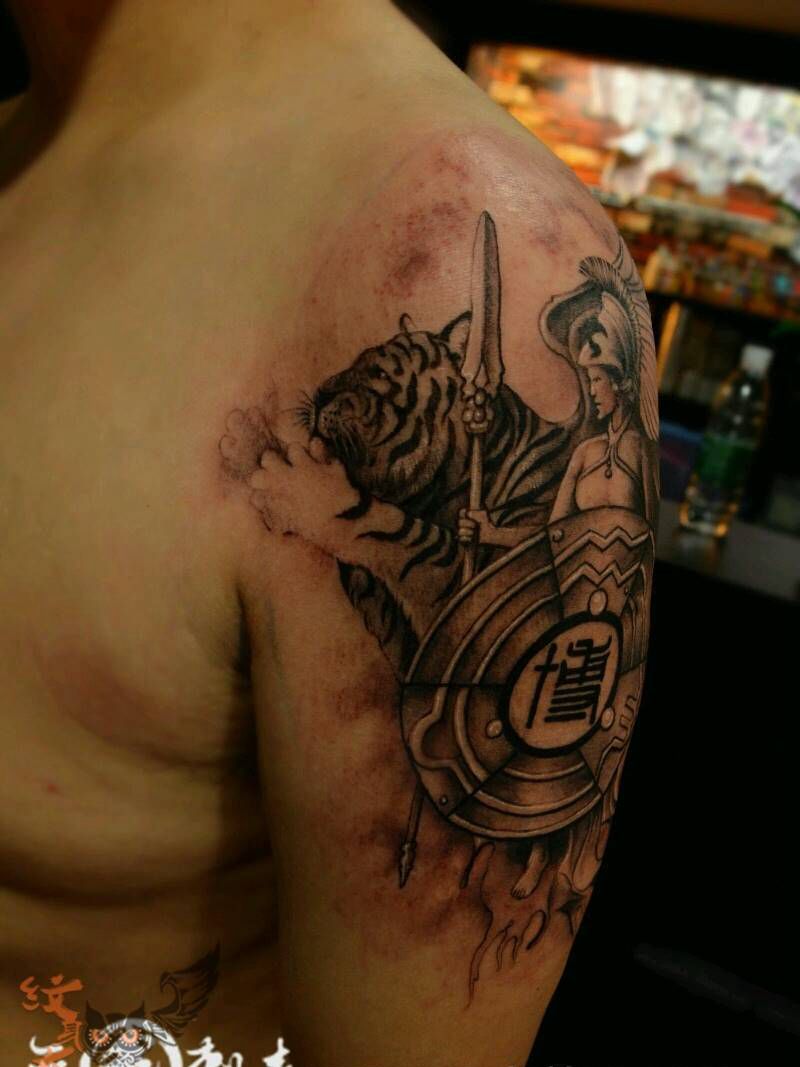 肖黑作品纹身图片