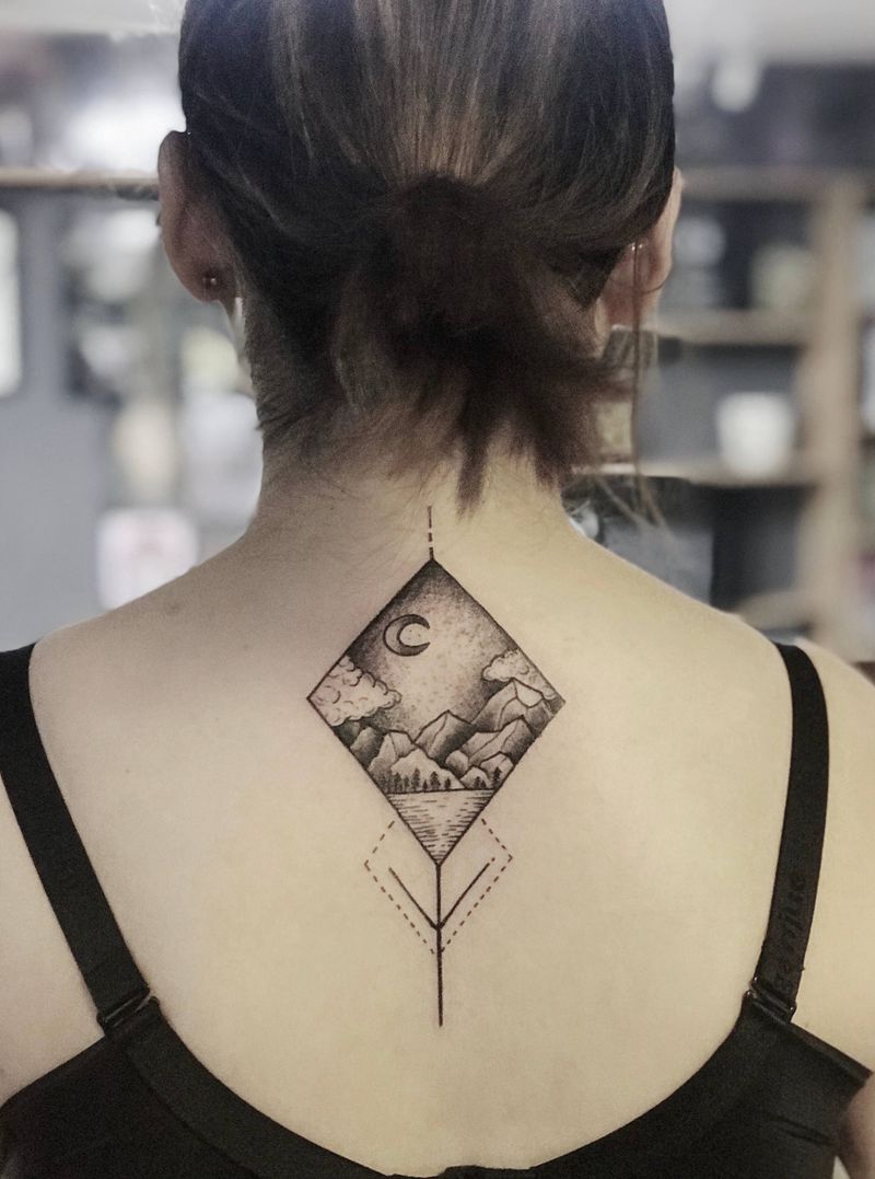 吉首纹身纹身图片_几何纹身图案