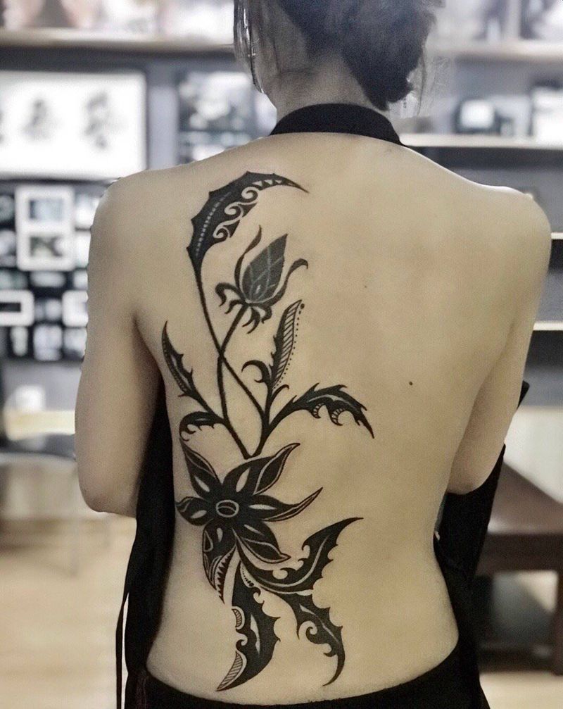 吉首纹身纹身图片_腰部纹身图案