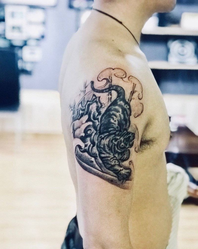 吉首纹身纹身图片_老传统纹身图案