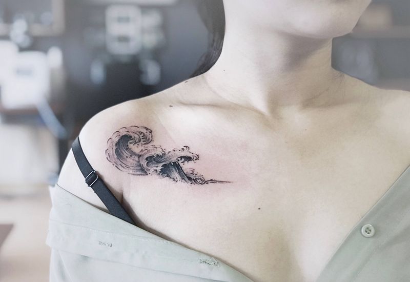 吉首纹身瞳画刺青纹身图片_点刺纹身图案