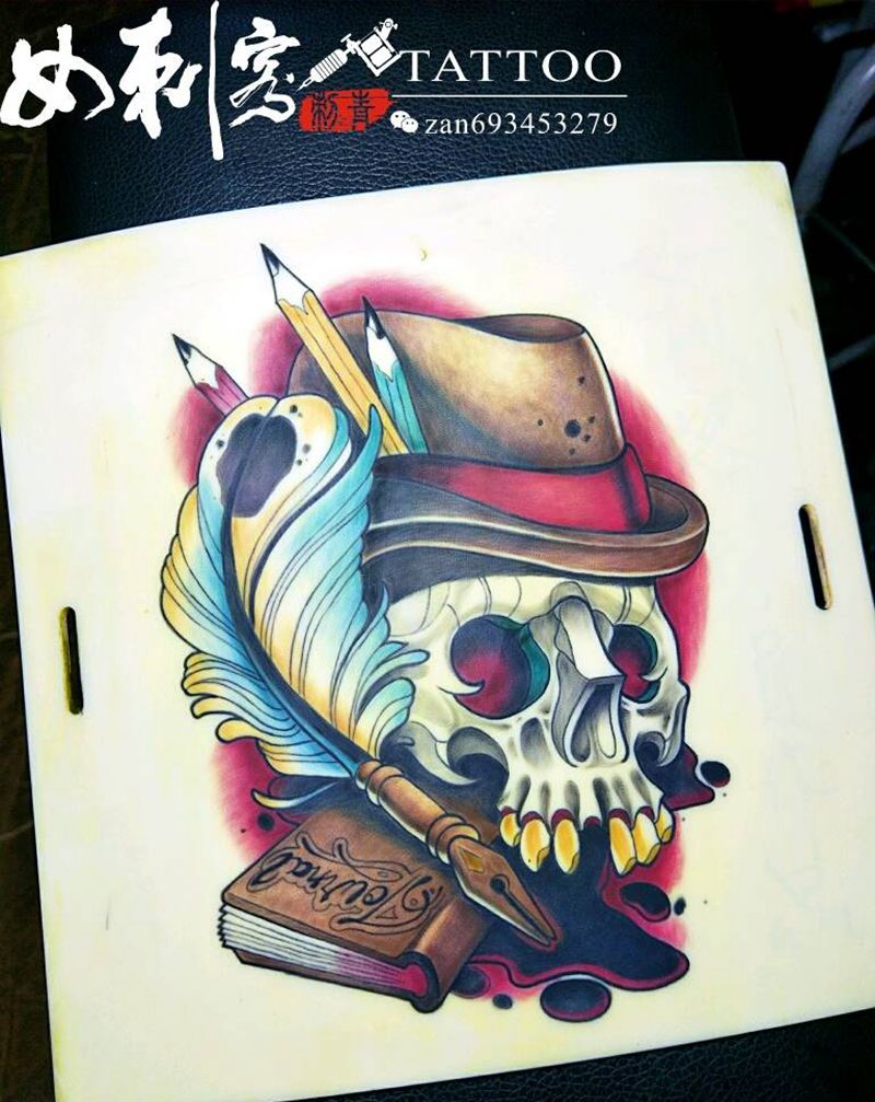 学员练习作品纹身图片_欧美纹身图案