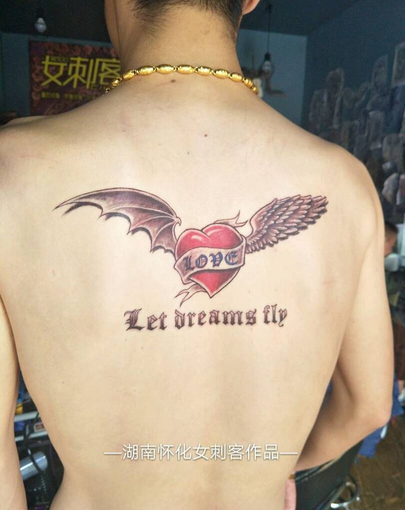飞吧纹身图片