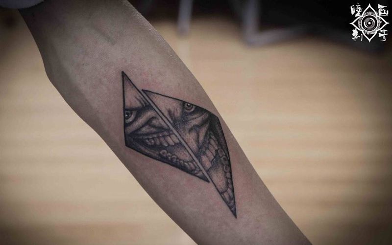 小丑纹身纹身图片