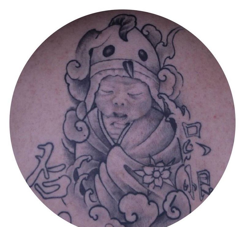 恢复后肖像纹身图片