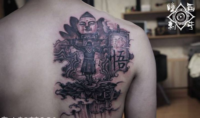 至尊宝纹身图片