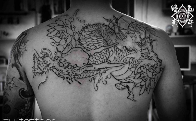 龙纹身图片