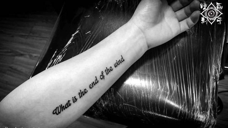 英文字母纹身图片