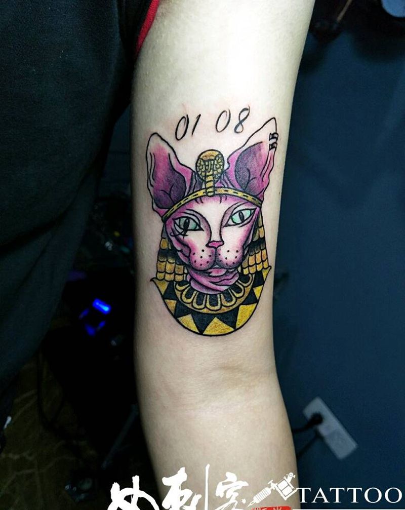 是猫吗纹身图片