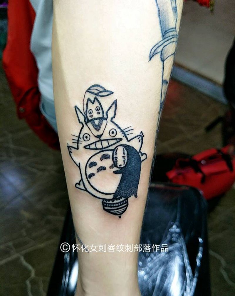 小作品纹身图片_欧美清新纹身图案