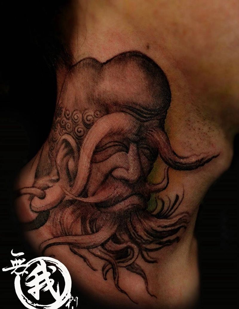 …纹身图片_肩部成品传统国画肖像习俗鬼神人物宗教纹身图案