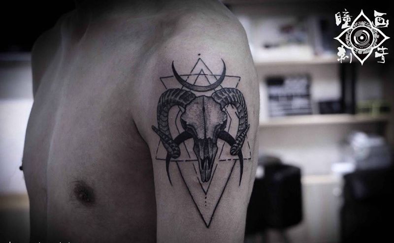 白羊座纹身纹身图片