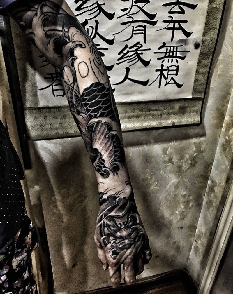 花臂纹身纹身图片