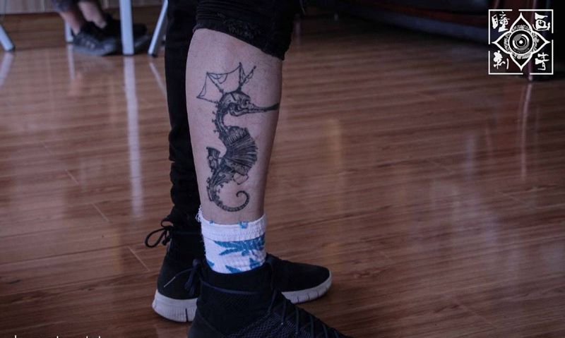 海马纹身纹身图片