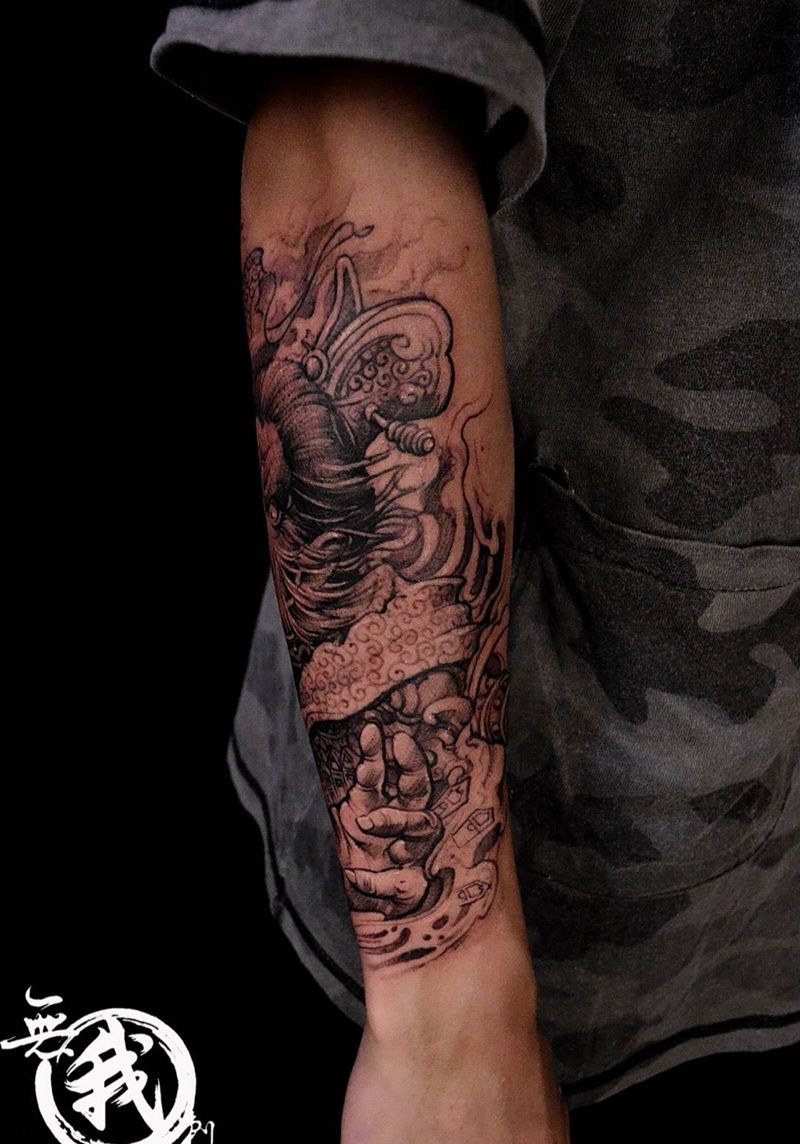 孙悟空纹身图片