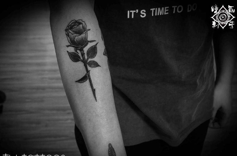 玫瑰花纹身纹身图片