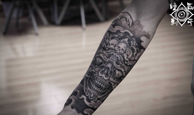 嘎巴拉纹身纹身图片