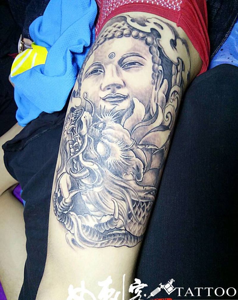 佛纹身图片