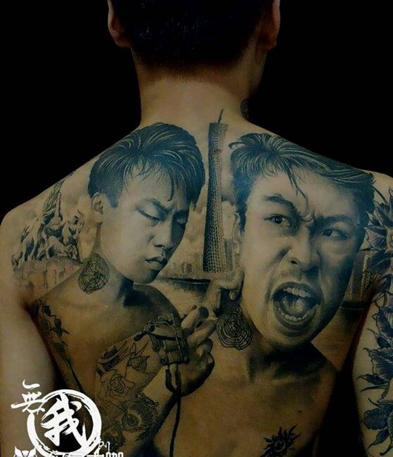 刺青在广州纹身图片